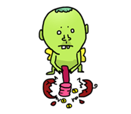 Bug-Green sticker #15845233