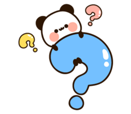 Easy to use message panda sticker #15845648