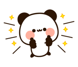 Easy to use message panda sticker #15845649