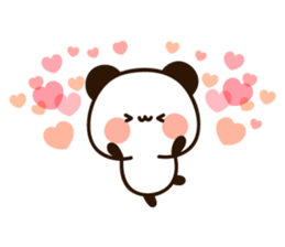 Easy to use message panda sticker #15845665