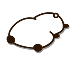 Easy to use message panda sticker #15845677