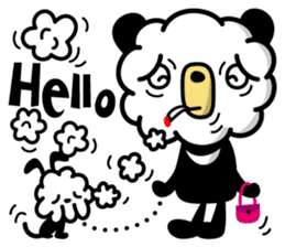 Smokin Zoo Bear and Panda sticker #15846022
