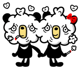 Smokin Zoo Bear and Panda sticker #15846052