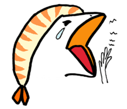 White lizard with SUSHI sticker #15846410