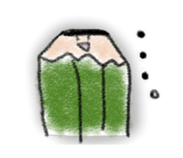 Pencil talks. sticker #15846973