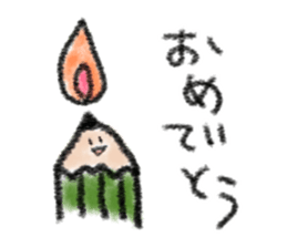 Pencil talks. sticker #15846983