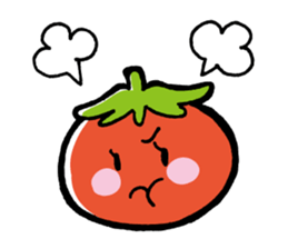 Twin eggplant and vegetable friends sticker #15847265