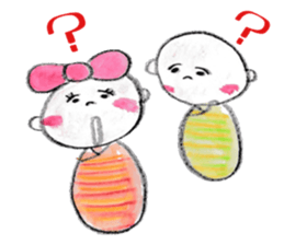 mixed twins2 sticker #15847360