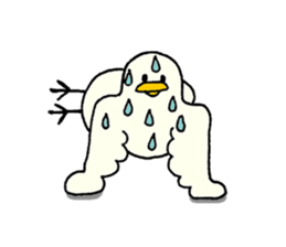 Yoga Duck Sticker sticker #15847508