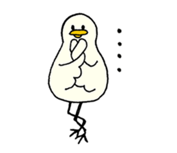 Yoga Duck Sticker sticker #15847534