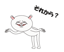 Strange Bunny 3 sticker #15847702