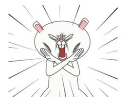 Strange Bunny 3 sticker #15847711