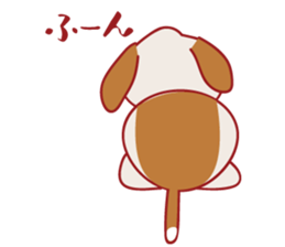Merry Beagle sticker #15847756