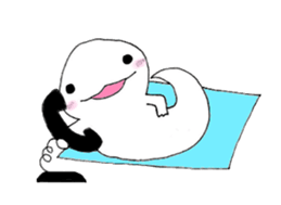 white lizard sticker #15847858