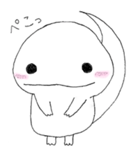 white lizard sticker #15847870