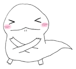 white lizard sticker #15847875