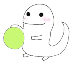 white lizard sticker #15847882