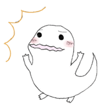 white lizard sticker #15847885