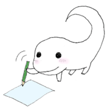 white lizard sticker #15847886