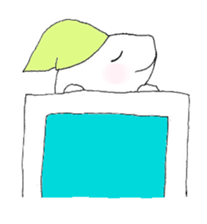 white lizard sticker #15847887