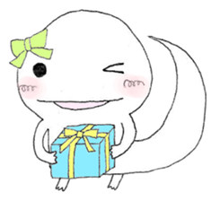 white lizard sticker #15847891