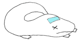 white lizard sticker #15847892