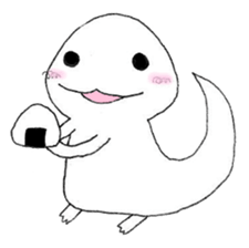 white lizard sticker #15847897