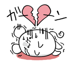 Mouse is in love sticker #15847902