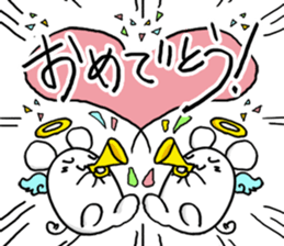 Mouse is in love sticker #15847919