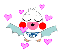 Bird taro life sticker #15848077