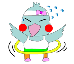 Bird taro life sticker #15848084