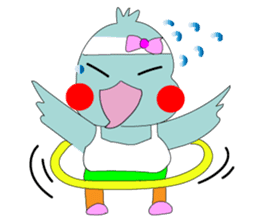 Bird taro life sticker #15848084