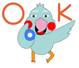 Bird taro life sticker #15848091