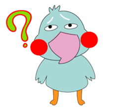 Bird taro life sticker #15848095