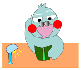 Bird taro life sticker #15848097