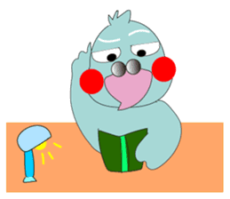 Bird taro life sticker #15848097