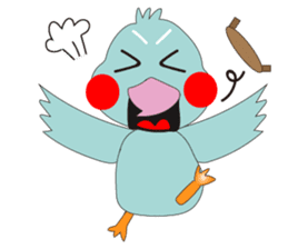 Bird taro life sticker #15848101
