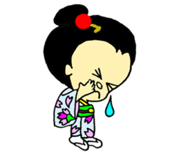 Going out in Kimono! sticker #15848319