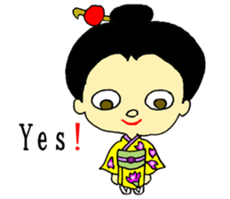 Going out in Kimono! sticker #15848320