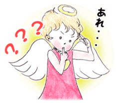 Goofy Mischievous Angel Hapie Peace sticker #15848488