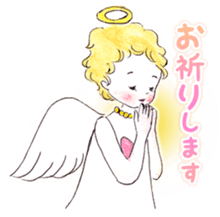 Goofy Mischievous Angel Hapie Peace sticker #15848505