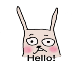 rabbit+duck sticker #15848570