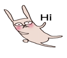 rabbit+duck sticker #15848572