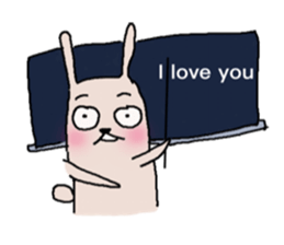 rabbit+duck sticker #15848583