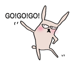 rabbit+duck sticker #15848588