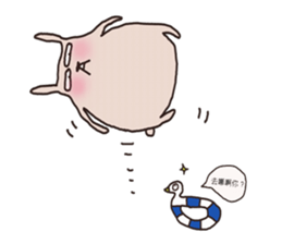 rabbit+duck sticker #15848608