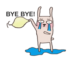 rabbit+duck sticker #15848609