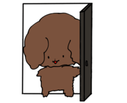 Toy poodle "Tyoko" sticker #15848789