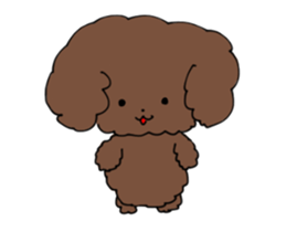 Toy poodle "Tyoko" sticker #15848812