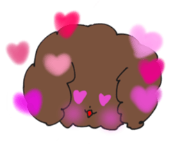 Toy poodle "Tyoko" sticker #15848815